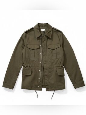 Zadig & Voltaire Kayak Art Is Truth Jacket M Khaki Military Utility NWT $598